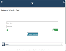 Tablet Screenshot of debordieuclub.com